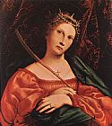 St Catherine of Alexandria by Lorenzo Lotto